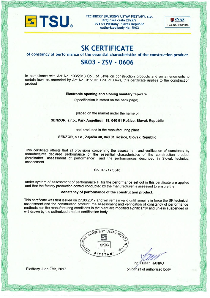 Certificates